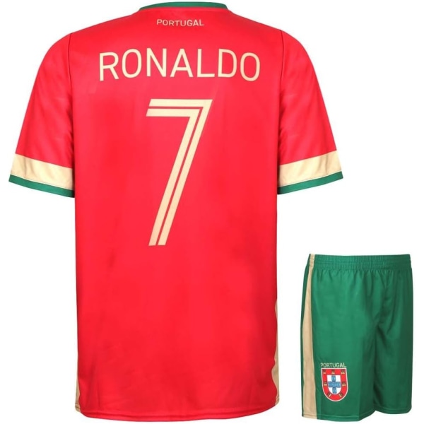 Portugal Trikå set, Ronaldo hemma – barn och vuxna – 2020–2022 – pojkar – män – fotbollströja – fotbollspresenter – sport t-shirt – sportkläder