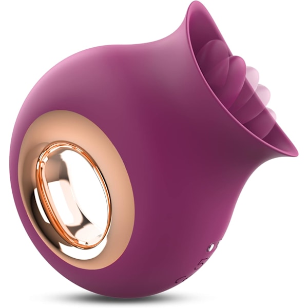 2025 Senaste Modell Vuxenleksaker Ros Klitorisvibrator, Tungleksak