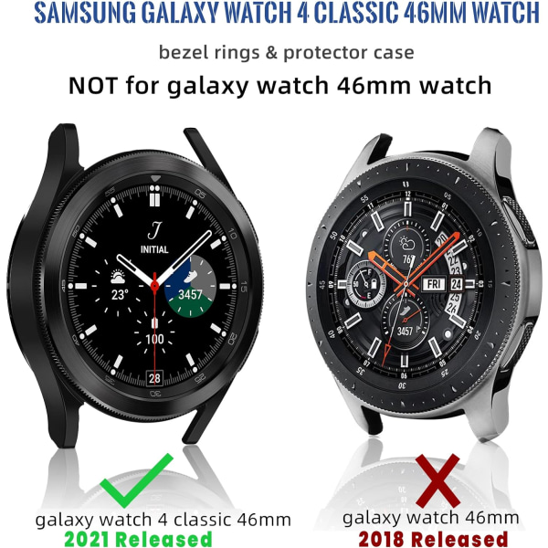 Skydd för Samsung Galaxy Watch 4 Classic Case 46mm Protector Case