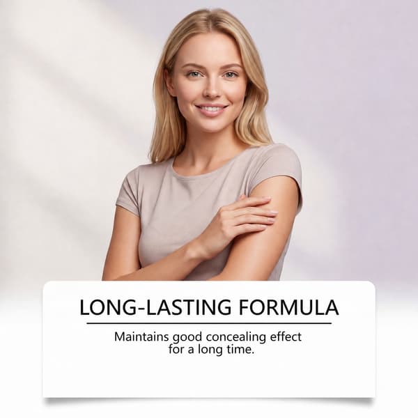 Kroppstatoveringsconcealer (lys hudtone) - Multifunksjonell, lett, langvarig, behagelig concealer.