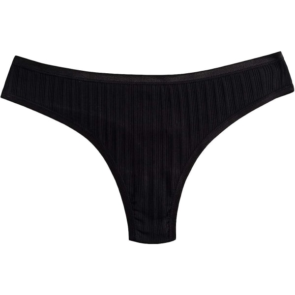 6-packs stringtrosor för kvinnor Underkläder Andningsbara bomullstrosor 6 Pack 2 L