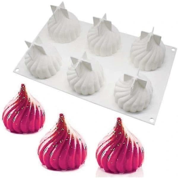 3D Silikon Kake Mousse Form - DIY Bakeform for Dessert