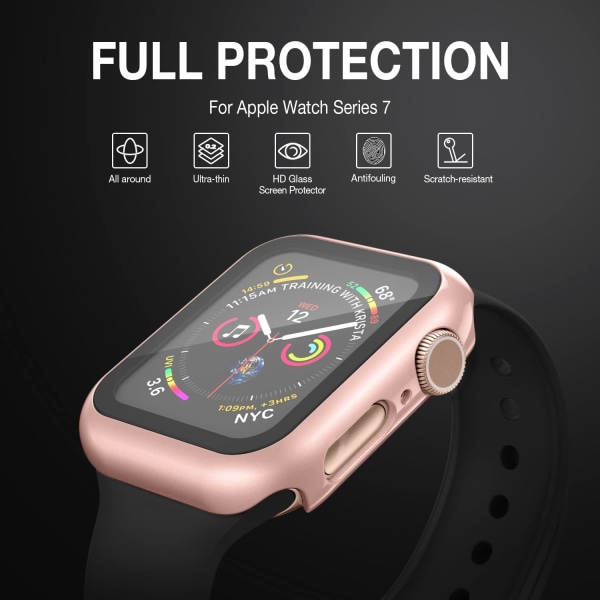 Case kompatibelt med Apple Watch 44MM-serien original rosegold For Series 6/5/4/SE 44mm