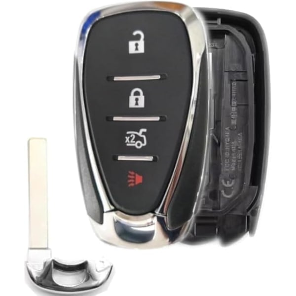 Fob Fjärrnyckelfodral för Chevrolet Cruze Traverse Volt Camaro 2016-2021 Bolt Equinox Sonic Trax Malibu Nyckelskal Ersättning Fob Ke