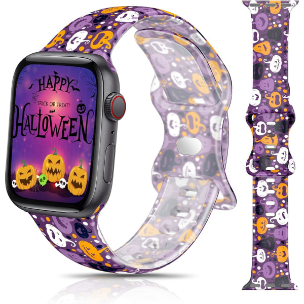 Halloween Transparenta Band för Apple Watch 38mm