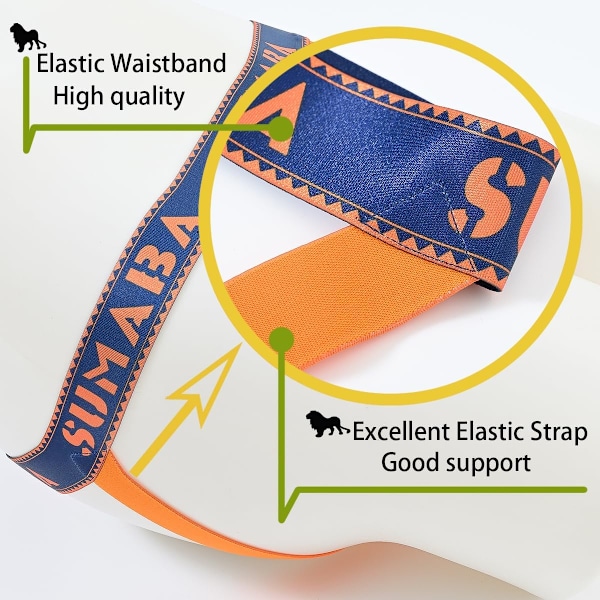 2025 Senaste Modell Herr Jock Strap, Mesh Jockstrsp för Atletiskt Stöd, Låg Midja Jock Sportunderkläder Orange 3X-Large