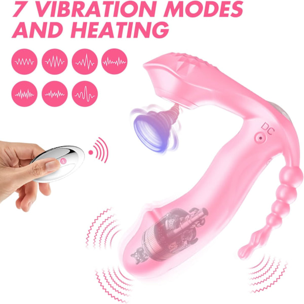 2025 Senaste Modell Klitoris Anal Vibrator Sexleksak Uppladdningsbar