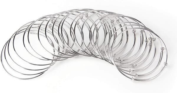 Udvidbare tomme armbånd 20 stk. til DIY-smykker