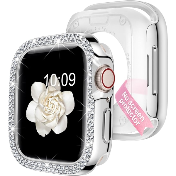 Bling Case Kompatibel för Apple Watch Bumper 40mm 41mm Case Cover,