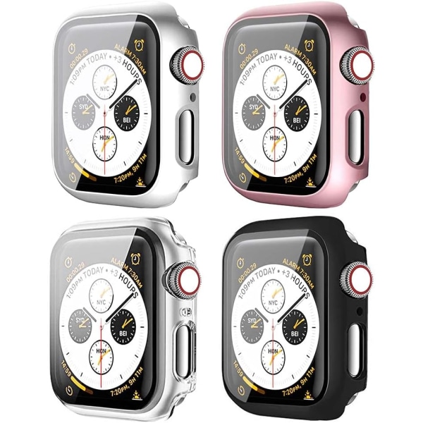 [4-pack] Skärmskydd Kompatibel med Apple Watch Case Series