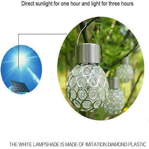 Vanntett hul solcelle LED-lysekrone