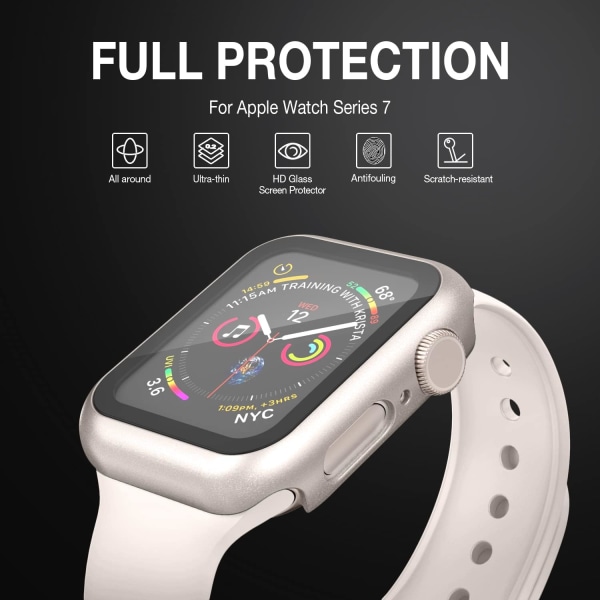 Fodral Kompatibelt med Apple Watch 38MM Serie starlight 3/2/1 38mm