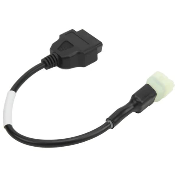 OBD2 6-bens motorcykeldiagnosekabeladapter (med stik) til Delphi ECU