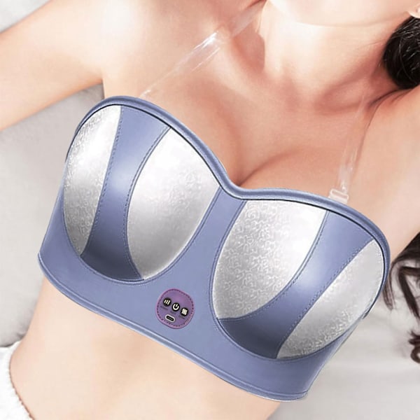 2025 Nyaste Elektriska BH:n Vibration Massage Varm Kompress USB Trådlös Bröst Smart Massager CE