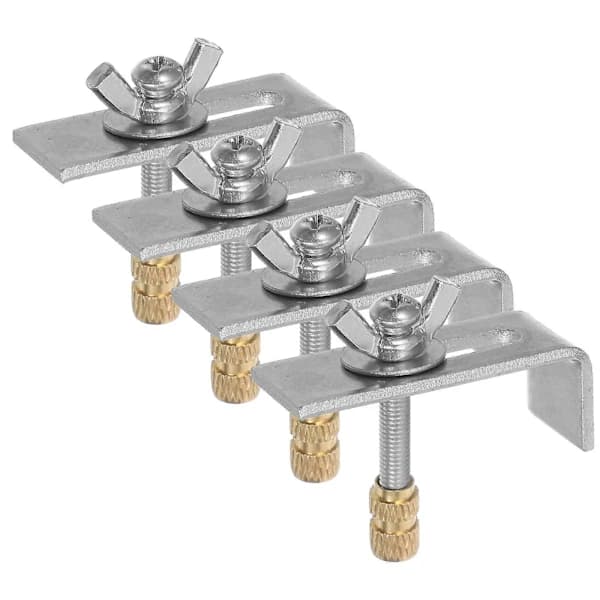 Fäste för underlimmad diskho, monteringsklämmor för diskho, hemrenovering, diskhoar 4.70X1.90X1.70CM Montering 1 set