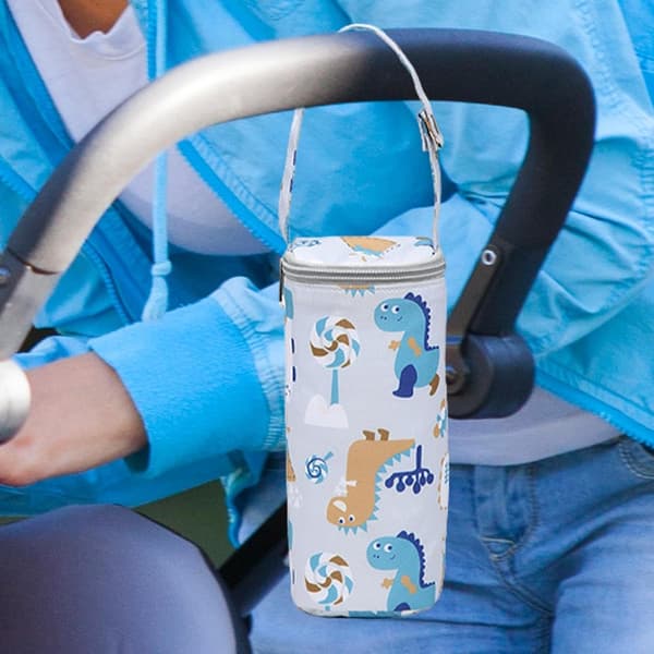 Bärbar kylväska för bröstmjölk och nappflaskor