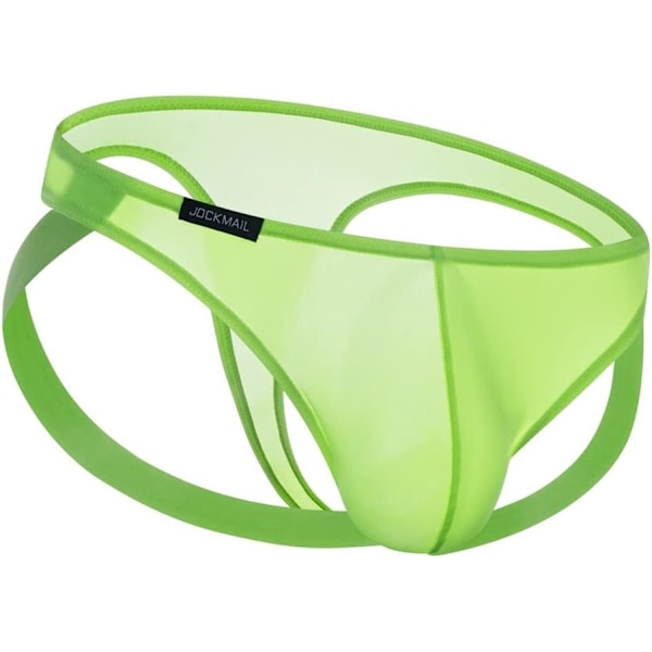 2025 Senaste Modell Herr Trosor Underkläder JockStrap Herr G-string Jockstraps för Män Is-Silke Jockstrap Grön XX-Large