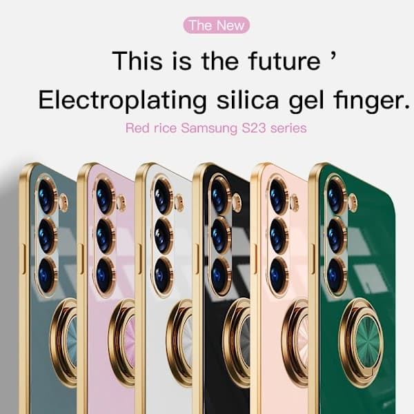 Samsung S25 magnetisk ringtelefondeksel - grå