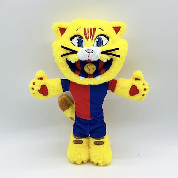 FC Barcelona maskot lejon plyschleksak