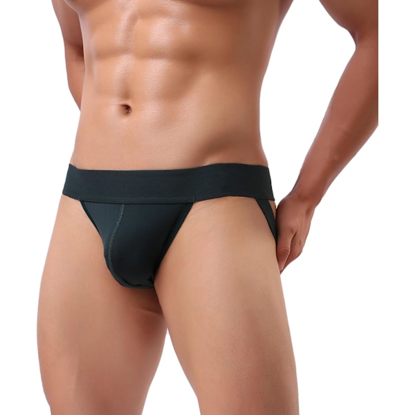 2025 Senaste Modell Herr Jockstrap Sportkalsonger Underkläder Atletiskt Stöd för Män 4-pack Mix X-Large