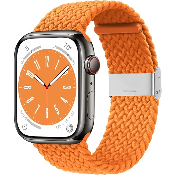 Kompatibel med Apple Watch-armband 44mm 40mm 38mm 42mm 41mm Orange 42mm/44mm/45mm/49mm