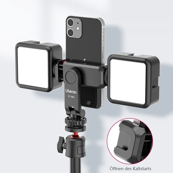Smartphone stativadapter mobiltelefonholder kamera