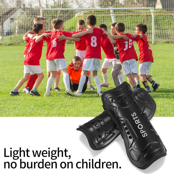 Teens Soccer Shin Guards - Benskydd för pojkar och flickor (6-15 år)