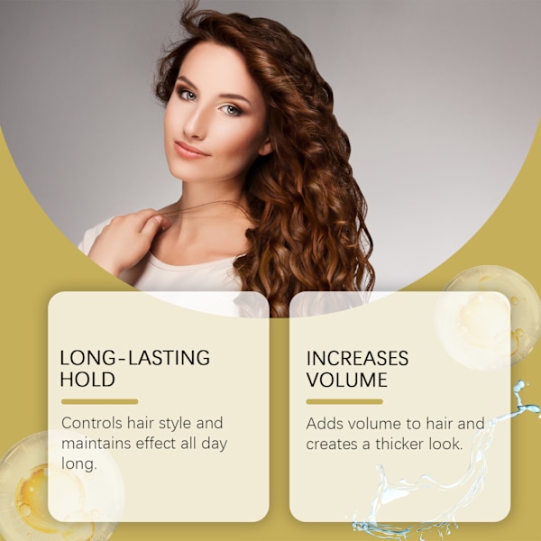 2025 Senaste Modell Hårvårdande Styling Spray Styling Fluffig Skonsam Rengöring Hår Uppfräschande Hårbehandlingsspray