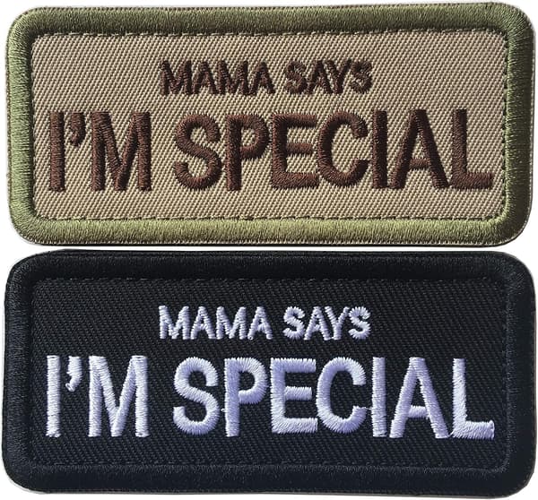 Mor siger, jeg er speciel taktisk patch (pakke 2)