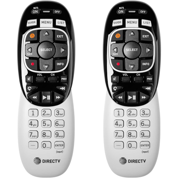 2025 Senaste Modell 4336303112 2-pack - RC73 IR/RF Fjärrkontroll Svart