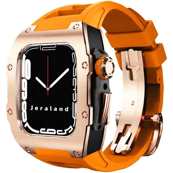 Rm mod-kit för Apple Watch Series 8 7 45 mm Metall Orangerb FOR 8 7 45MM