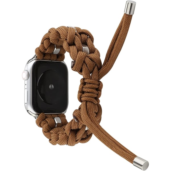 Umpella Rope Nylon paided Watch Band kompatibel med Apple Watch 38mm