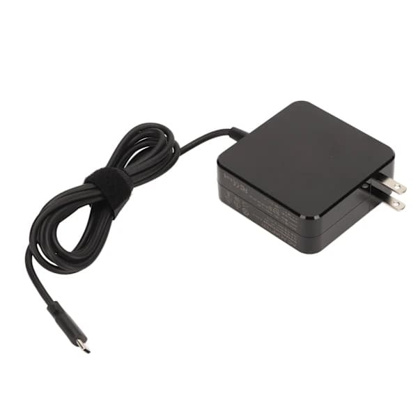 65W bærbar USB C bærbar strømadapter US-plugg