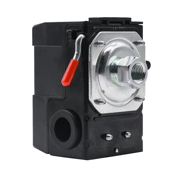 Högkvalitativ, helt ny 95-125 PSI H/D Luftkompressor Tryckregleringsbrytare med Avlastare TEK-LF10-1H-1-NPT1/4-95-125