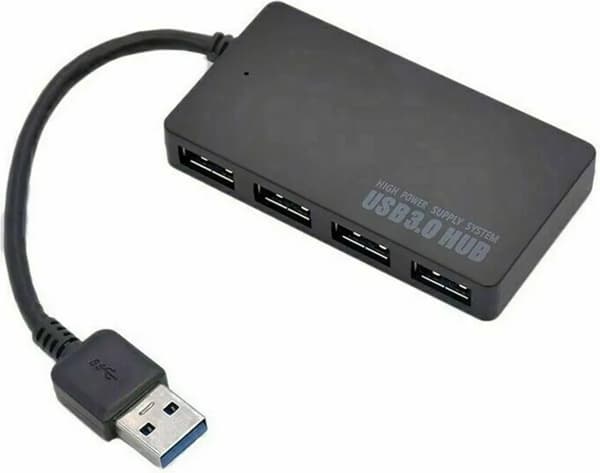 USB 3.0-hub med 4 porter