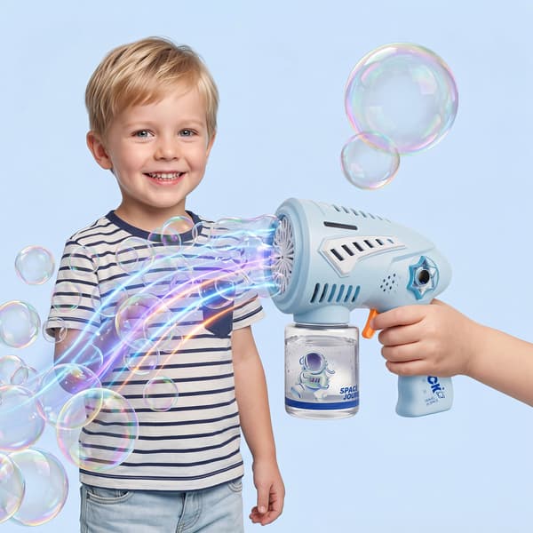 Rymdbubbelpistol Bubbelutgåva (Blå)