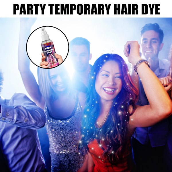 2025 Senaste Modell Party Temporär Hårfärg, Engångs Party Glitter Hårfärg Snabb Och Enkel Färg Utan Att Skada Håret