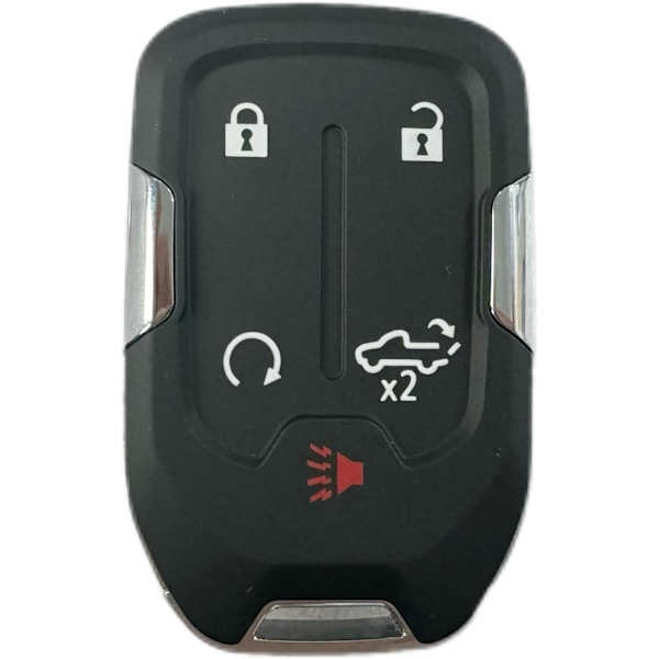 Smart Key för GMC 2018-2022, 5-knapps Proximity Nyckel Fob Ersättning för GMC Sierra 2018-2022 Chevrolet Silverado HYQ1EA HYQ1ES Bla