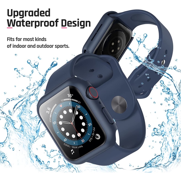 Vattentätt case för Apple Watch Series 8 & Series 7 45Mm skärm Blue 45mm