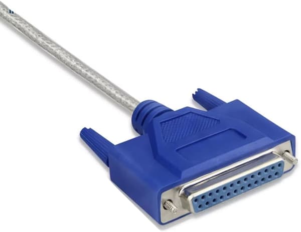 Højkvalitets DB25 USB til hun parallel IEEE 1284 printeradapterkabel