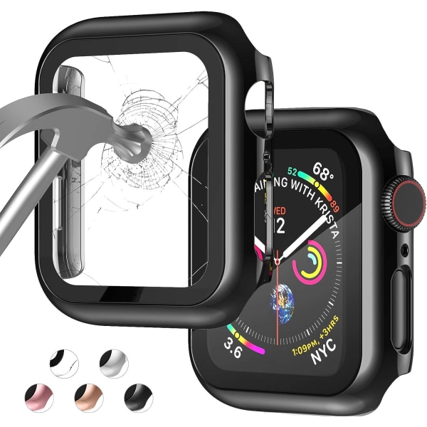 Fodral Kompatibelt med Apple Watch 44MM Serie black 6/5/4/SE 44mm