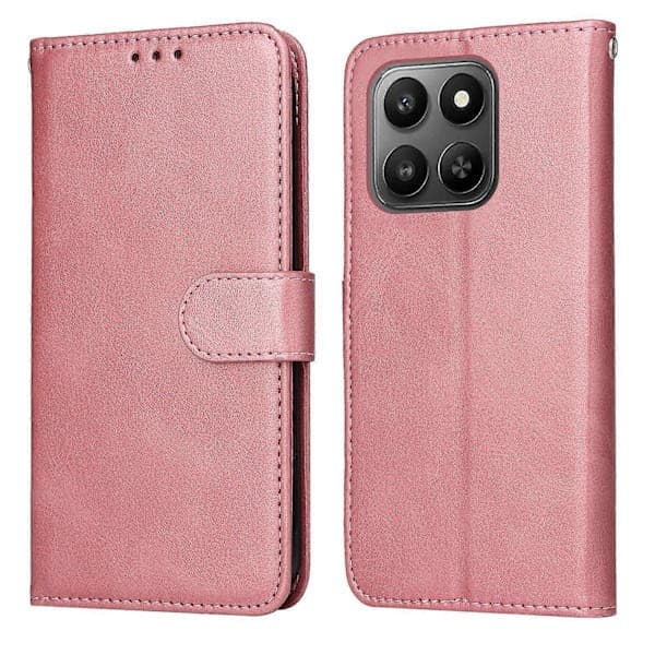 Smart plånboksfodral i PU-läder för Honor 400 (rosa)