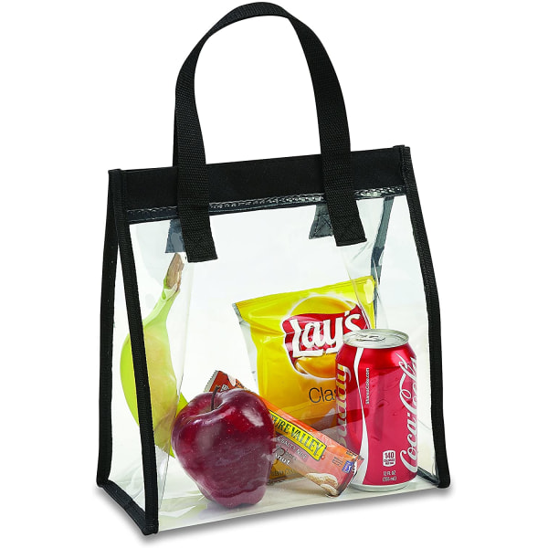 Clear Work Tote Lunchpåsar Se Through Lunchpåse S Tote
