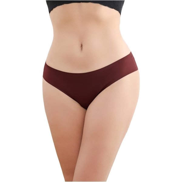 2025 Senaste Modell Dam Sömlösa Underkläder Bekväma Trosor Sexiga Trosor Stretch No Show Bikini 4/7-pack