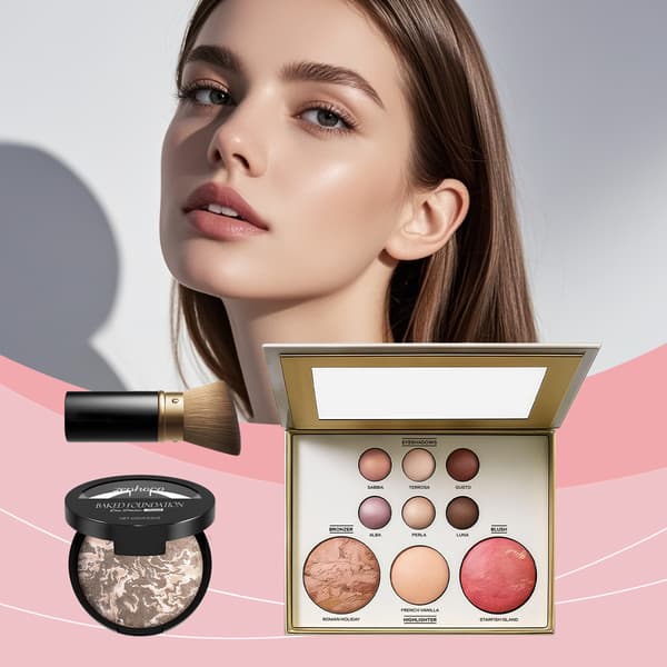 Makeup Palette Sæt 06# - Multifunktionelt Makeupværktøjssæt til Scenemakeup, Let Makeup, Nude Makeup, Bærbare Touch-ups