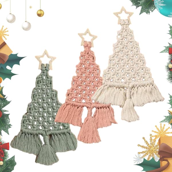 Makrame juletre DIY-sett