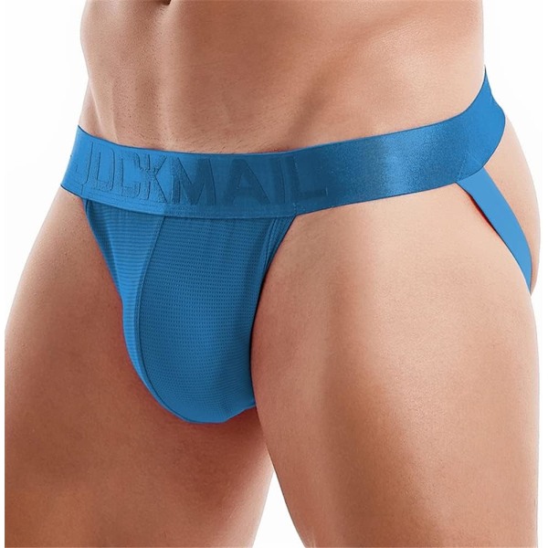 2025 Senaste Modell Herr Kalsonger Jockstrap Låg Midja Atletiskt Stöd Jockstrap Herr Trosor Sportunderkläder Herr Jockstrap Blå Medium