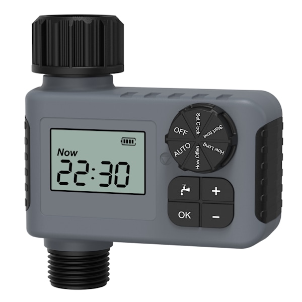 RAINPOINT Utomhus Vattenspridare Timer, Programmerbar Vattningsbevattningstimer, med Regnfördröjning/Manuell Funktion, V2, Släppt 2025 (Plast)