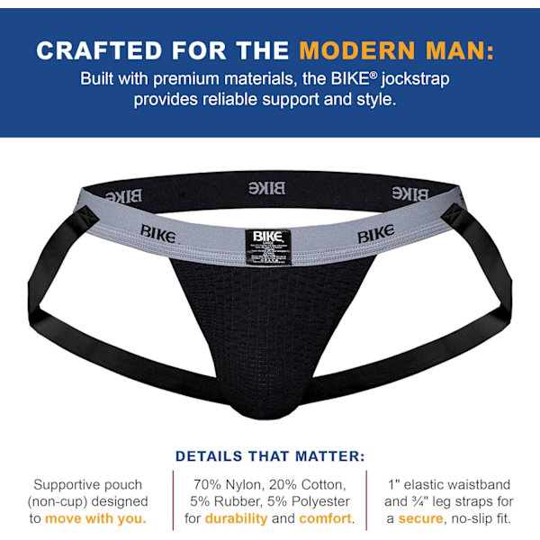 2025 Senaste Modell Atletisk Simmare Jockstrap | Lättviktig Fukttransporterande Påse för Svetthantering | Smal 1-tums Elastisk Midjeband Svart