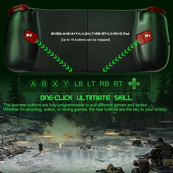 2025 Seneste Model 2 stk. Mobil Gaming Controller til iPhone/Android - Trådløs Controller